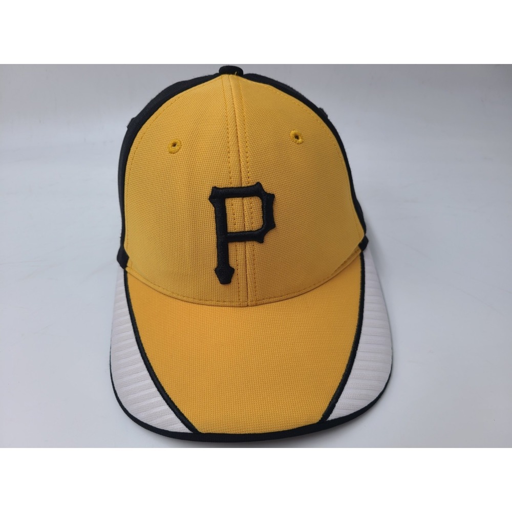 Youth Pittsburgh Pirates 47 Brand Adjustable Hat Cap Poly Blend MLB Yellow Black
